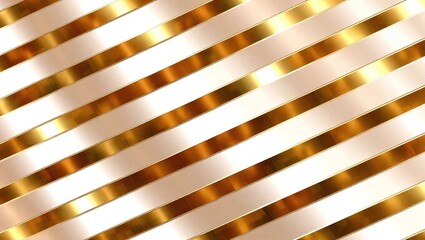 Golden and White Diagonal Stripes Abstract Background.