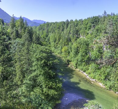 Schluchtenblick Steyr Fluss, Molln, Ober&ouml;sterreich, &Ouml;sterreich