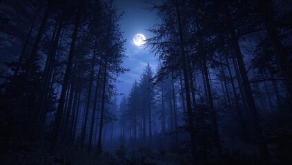 Forest at night
