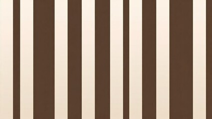 Vertical Stripes Pattern Brown and Cream.