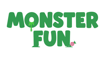 Monster Fun: A vibrant and playful logo.