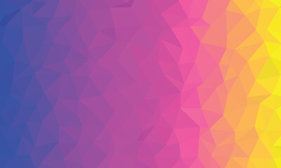 Abstract low poly geometric shapes design