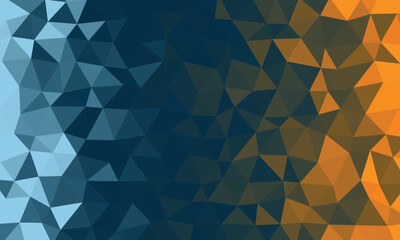 Abstract geometric low poly design with vibrant colors