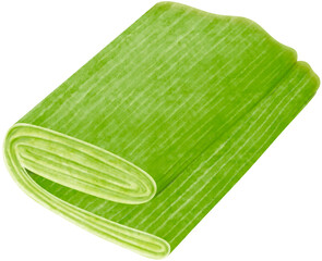 Watercolor Banana Leaves Folded