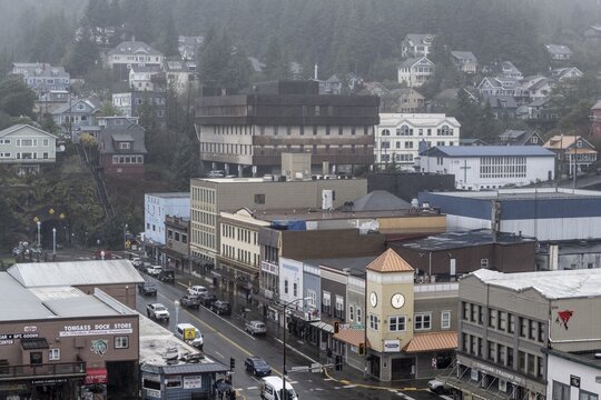 Ketchikan, harbour area, Alaska, USA