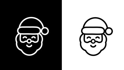 Santa Claus Icon Vector Illustration for Merry Christmas Holiday