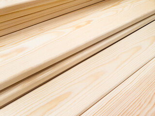Boards. Dried lumber, boards processed for carpentry.