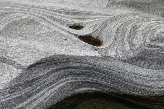 Rocks, rock structures, Verzasca River, near Lavertezzo, Verzasca Valley, Valle Verzasca, Canton Ticino, Switzerland