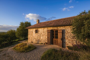 Fototapeta premium Historic rural home in the countryside