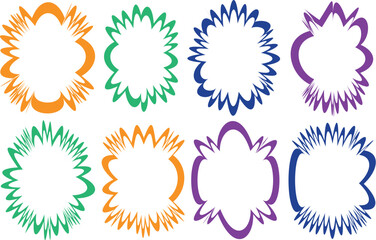 Minimalist Geometric Texture Background Set – Abstract Art Elements and Colorful Shapes for Modern Web Design and Branding