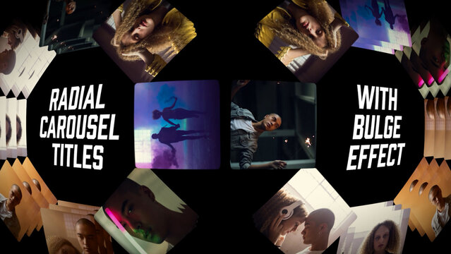 Radial Carousel Titles
