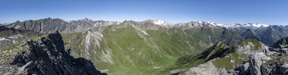 Mountain Panorama With Grovenediger Mountain