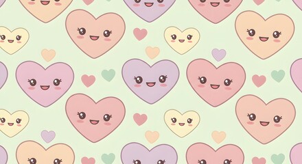 Cute heart pattern