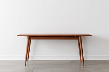 Wooden surface against a plain white background