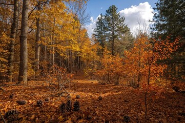 Fototapeta premium The Seed Pod of a Pine Tree