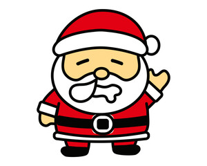 使いやすいサンタクロースのデザイン
