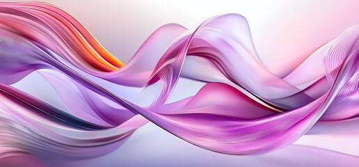Elegant flowing ribbons of color for modern designs