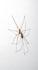 Large Spider on a White Surface.