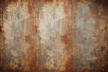 Collection of weathered rusty metal textures
