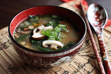 Miso soup from Japan