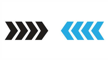 Swipe screen icon. Swipe arrow, social media scroll, scroll arrow, swipe. Right, left arrow direction symbol, vector illustration