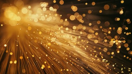 Video clip A cluster of lights illuminating a dark environment, great for usage as background or mood setter