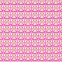 seamless pattern with purple flowers
