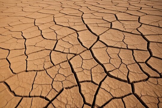 Rissige Erde als Symbol f&uuml;r D&uuml;rre und Klimawandel