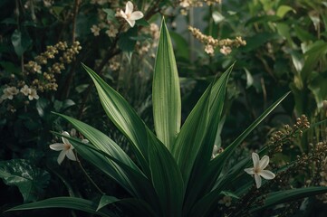 Fototapeta premium Flora available from sword plant