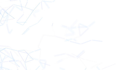 Abstract digital design with interconnected lines on white. Modern background, suitable for technology, networking, data concepts, design and we