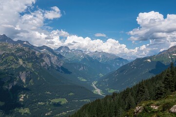 Fototapeta premium View of Santis from Ebenalp in Switzerland