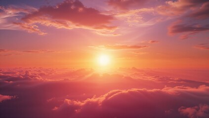 Fototapeta premium Evening Horizon Glow
