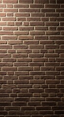 Fototapeta premium Rustic Brown Brick Wall Texture.