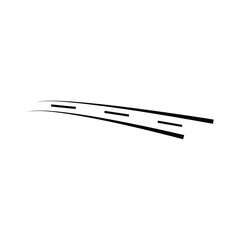 road logo icon illustration flat