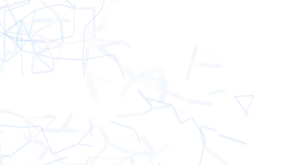 Abstract network of lines and connections with soft blue accents against a clean white backdrop. Suitable for business, technology, and communic