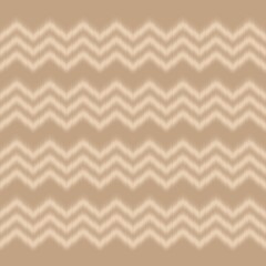 Beige Zigzag Ikat Seamless Minimal Textile Pattern