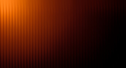 Abstract background with vertical lines and a gradient from bright orange to black, creating a sense of depth and warmth