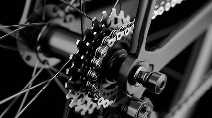 Fototapeta premium Gear Motion