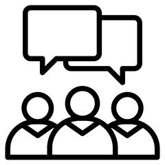 Testimonials icon vector illustration