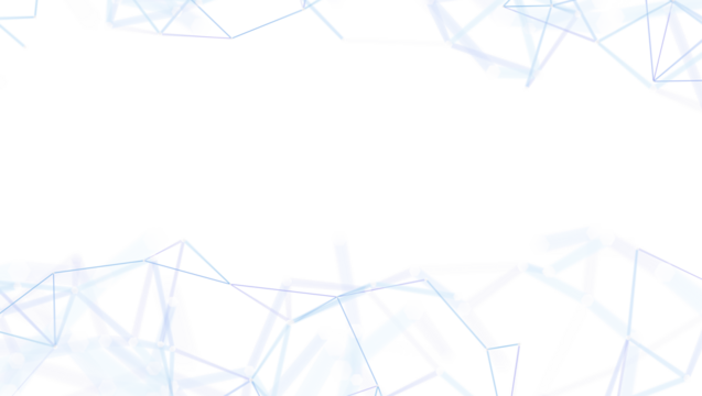 A minimalist background featuring a network of blue geometric lines on a white backdrop. Suitable for technology, science, and data visualizatio