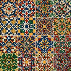 Colorful Decorative Tiles Design.