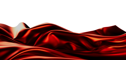 Luxurious red silk fabric waves.  Perfect for elegant designs, fashion, beauty, and luxury branding.
