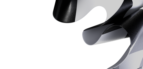 Modern abstract background. Swirling black and white shapes. Ideal for design projects.