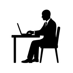 Office Worker Silhouette