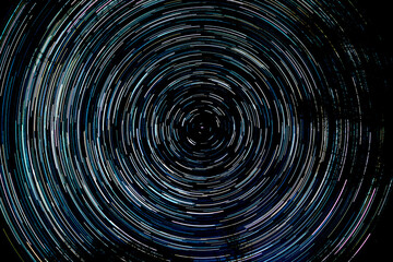 star trails abstract