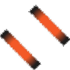 Blend Black Orange Covering Flowers Stock