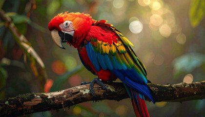 Scarlet Macaw Portrait