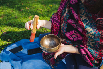 Join us for Tibetan Singing Bowl meditation in nature. This practice fosters calm, mindfulness, and wellness, allowing you to connect deeply with yourself and the world around you