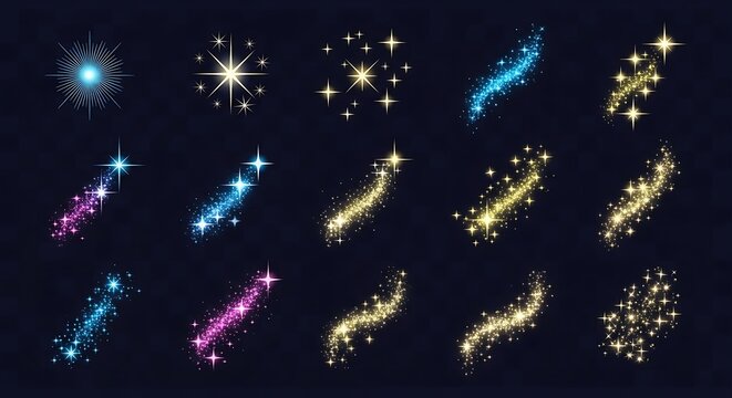 Sparkling Star Effects Collection.