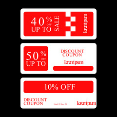 Coupon templates for promotional products